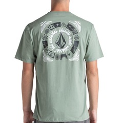 Camiseta Volcom Round Out - Masculina - Foto 1