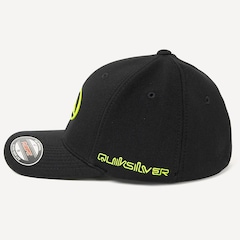 Boné Unissex Quiksilver Domed Logo Flaming Heat Aba Curva - Foto 4