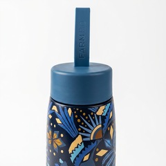 Garrafa Térmica Farm Que Sede Lenço Magia Tropical 500ml - Foto 3