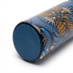 Garrafa Térmica Farm Que Sede Lenço Magia Tropical 500ml - Foto 4