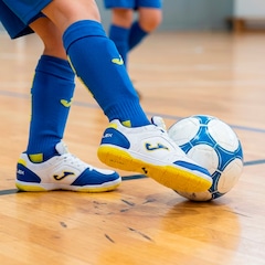 Chuteira Futsal Infantil Joma Top Flex - Foto 8