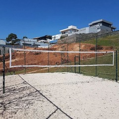 Rede de Beach Tennis Gismar Oficial 4 Faixas Branca BT4FS - Foto 3