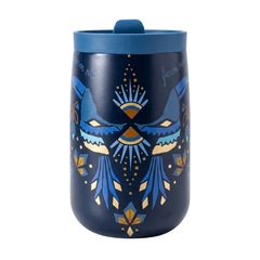 Copo Térmico Farm Que Sede Lenço Magia Tropical de Aço 450ml - Foto 1