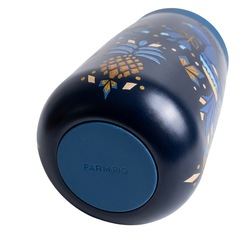 Copo Térmico Farm Que Sede Lenço Magia Tropical de Aço 450ml - Foto 3