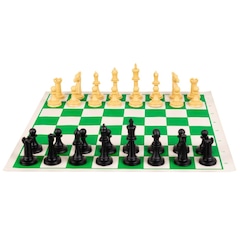 Jogo de Xadrez com Tabuleiro Jaehrig Modelo Oficial - Foto 1