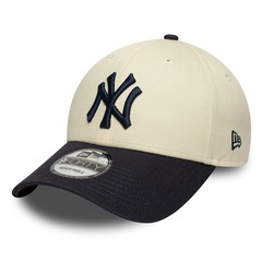 Boné Adulto New Era 9FORTY New York Yankees Colour Block Aba Reta - Foto 1