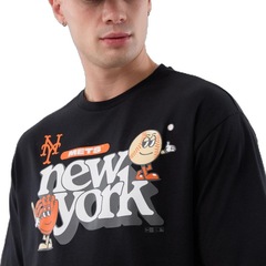 Camiseta New Era Regular  New York Mets - Masculina - Foto 5