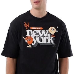 Camiseta New Era Regular  New York Mets - Masculina - Foto 6