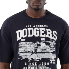 Camiseta New Era Regular Los Angeles Dodgers - Masculina - Foto 5