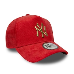 Boné Unissex New Era 9FORTY A-Frame Snapback New York Yankees Aba Curva - Foto 3