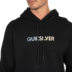 Blusão de Moletom com Capuz Quiksilver Canguru Gradient Type Antique - Masculino - Foto 3