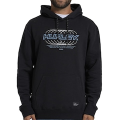 Blusão de Moletom com Capuz Hurley Nine - Masculino - Foto 1