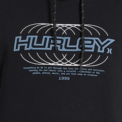 Blusão de Moletom com Capuz Hurley Nine - Masculino - Foto 2