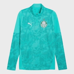 Blusão de Treino Puma Palmeiras 1/4 Zip Masculino - Foto 1