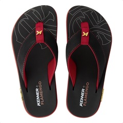 Chinelo Masculino Kenner Kivah Flamengo Rubro-Negra - Foto 1