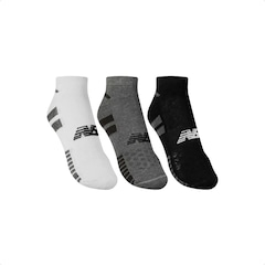 Kit Meia New Balance Cano Baixo - Masculino - 3 Pares - Foto 1