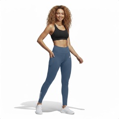 Calça Legging adidas Três Listras com Bolso Feminina - Foto 2