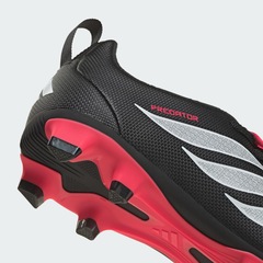 Chuteira de Campo Cadarço Elástico e Língua Dobrável Infantil adidas Predator Club - Foto 8