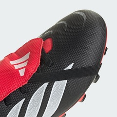 Chuteira de Campo Cadarço Elástico e Língua Dobrável Infantil adidas Predator Club - Foto 9