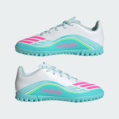 Chuteiras Society Infantil adidas F50 Messi Club - Foto 8