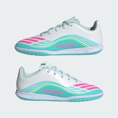 Chuteira Futsal Infantil adidas F50 Messi Club - Foto 8