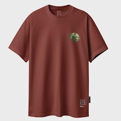 Camiseta Oakley Natureverse Flame Red - Masculina - Foto 1