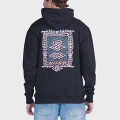 Moletom Canguru Rip Curl Disorder Boneyards Hood Masculino - Foto 2