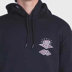 Moletom Canguru Rip Curl Disorder Boneyards Hood Masculino - Foto 4