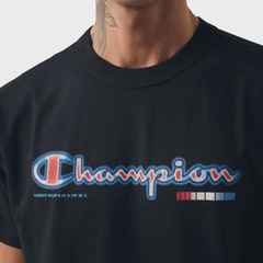 Camiseta Champion Life Heat Map Black Masculina - Foto 3