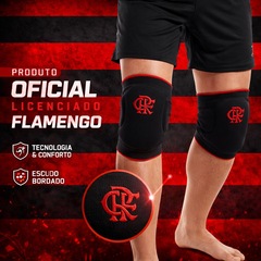 Joelheira Vôlei N1 Sport Slide Flamengo - Foto 2