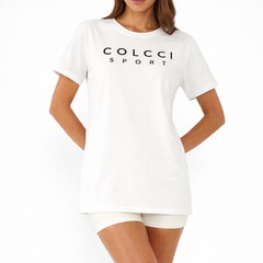 Camiseta Colcci Comfort Fit OU26 Feminina - Foto 1