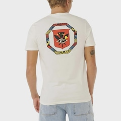 Camiseta Rip Curl Hawaii Tapa Hex Bone Masculina - Foto 2