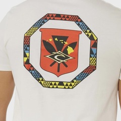 Camiseta Rip Curl Hawaii Tapa Hex Bone Masculina - Foto 4