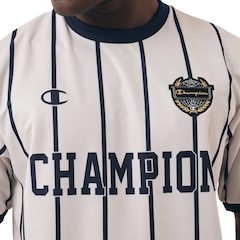 Camiseta Champion Listrada Life Footbal Vintage Stripes Masculina - Foto 3