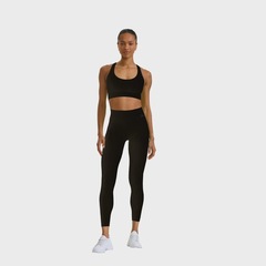 Calça Legging Caju Brasil Sem Costura - Feminina - Foto 2