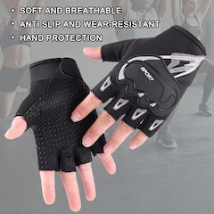 Luvas Esportiva Meio Dedo Gold Sports Confort Grip Performance - Foto 2