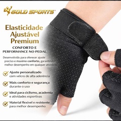 Luvas Esportiva Meio Dedo Gold Sports Confort Grip Performance - Foto 3
