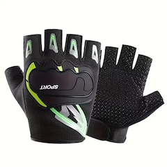 Luvas Esportiva Meio Dedo Gold Sports Confort Grip Performance - Foto 1