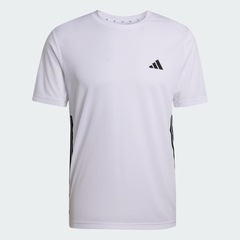 Camiseta de Treino adidas Essentials Base Três Listras - Masculina - Foto 1