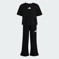 Conjunto de Moletom adidas Babados Seasonals - Infantil - Foto 2