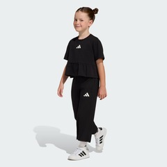 Conjunto de Moletom adidas Babados Seasonals - Infantil - Foto 4