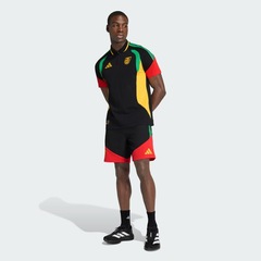 Shorts Jamaica 26 x Bob Marley adidas Tiro Downtime - Masculino - Foto 4