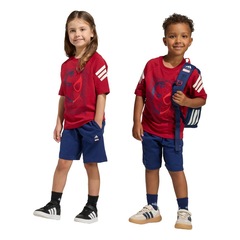 Conjunto adidas Marvel Homem-Aranha - Infantil - Foto 1