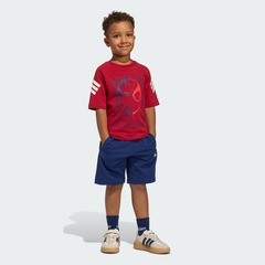 Conjunto adidas Marvel Homem-Aranha - Infantil - Foto 3