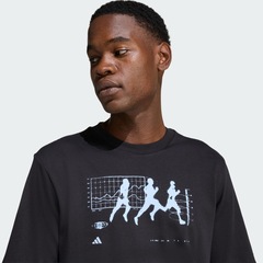 Camiseta Estampada adidas ANX Run - Masculina - Foto 6