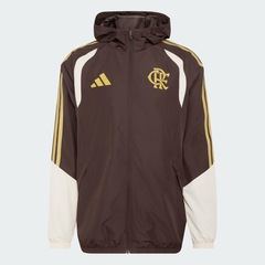 Jaqueta com Capuz do Flamengo Tiro 26 Competition All Weather adidas - Masculina - Foto 2