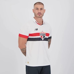 Camisa São Paulo I 2024 N 7 New Balance Masculina - Foto 3