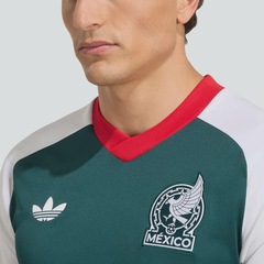 Camisa México Pré-Jogo Home 2026 adidas Masculina - Foto 4