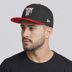 Boné Aba Reta New Era NBA Chicago Bulls 950 Logo Unissex - Foto 5
