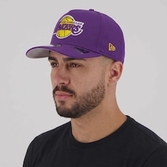 Boné Aba Reta New Era NBA Los Angeles Lakers 950AF Unissex - Foto 6